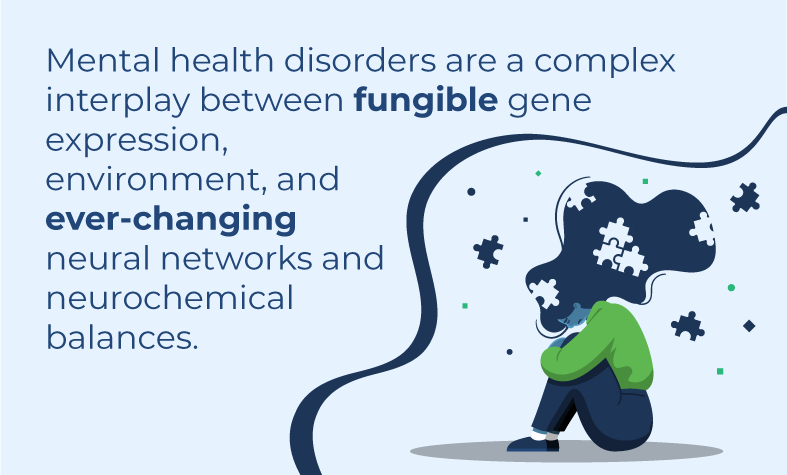 how do genes impact my childs mental health