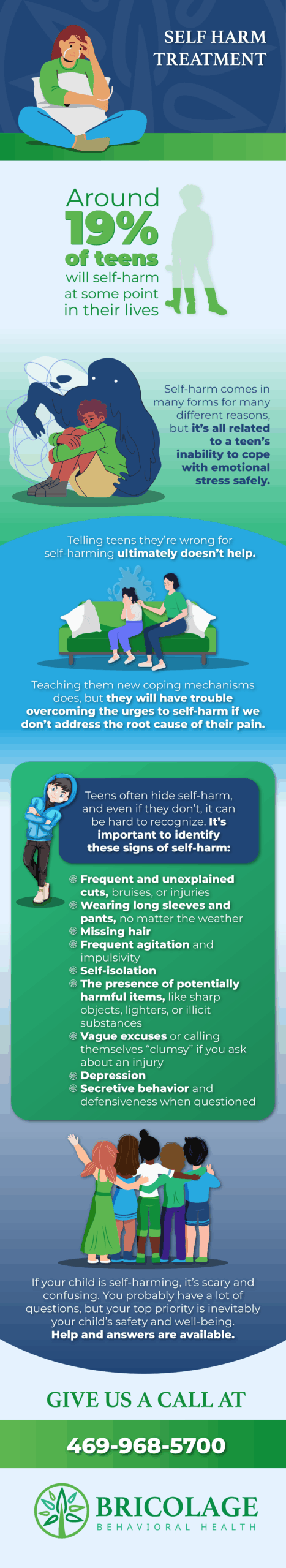 what do I do if my child is self harming
