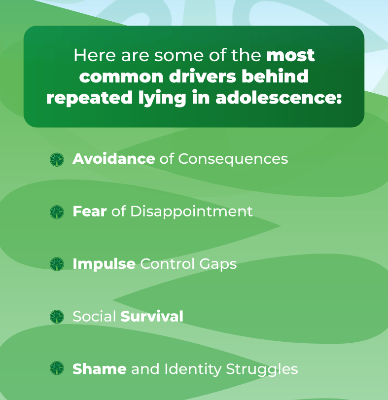 why is my teen compulsively lying